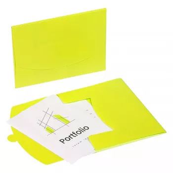 PAGNA busta portadocumenti DIN A4 verde liscia 0,43 mm