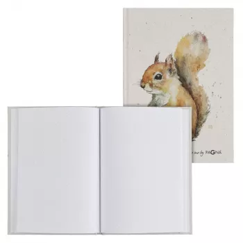 PAGNA quaderno Squirrel DIN A5 a punti beige copertina rigida 128 pagine