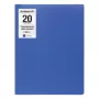 Pagna Office cartella con tasche DIN A4 20 tasche blu