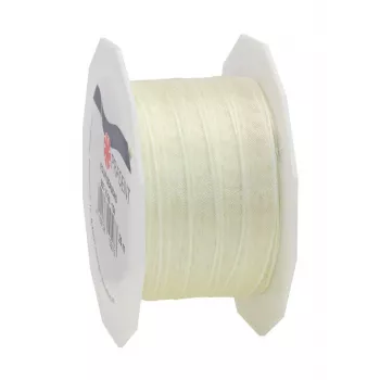 C.E. Pattberg Four Seasons nastro regalo raso seta crema 40 mm x 25 m