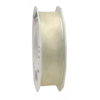 C.E. PATTBERG Four Seasons nastro regalo raso opaco crema 25 mm x 25 m