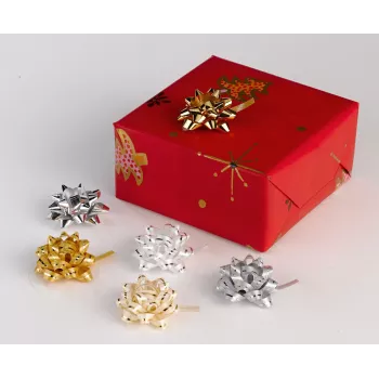 C.E. Pattberg fiocchi regalo opaco/lucido multicolore 20 pz.