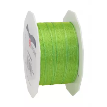 C.E. Pattberg Four Seasons Silk Matte nastro regalo verde erba 10 mm x 25 m