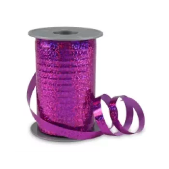 C.E. PATTBERG HOLLY nastro regalo - magenta - poliestere/polipropilene - 200 m x 10 mm - 1 rotolo - Made in Germany