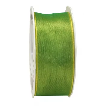 C.E. PATTBERG Four Seasons Satin Matte nastro regalo lime 40 mm x 25 m