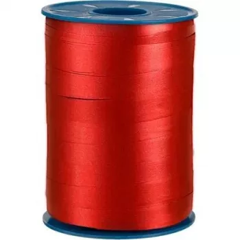 C.E. Pattberg MEXICO nastro regalo, lato anteriore rivestito molto lucido/lato posteriore opaco, rosso, 10 mm x 250 m
