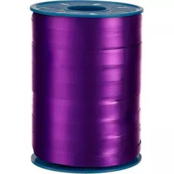 C.E. PATTBERG MEXICO nastro regalo, rivestito molto lucido su un lato, lato posteriore opaco, viola, 10 mm x 250 m