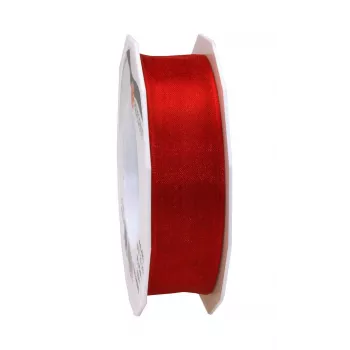 C.E. Pattberg Four Seasons nastro regalo satin opaco rosso 25 mm x 25 m