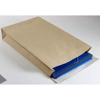 Vereinigte Papierwarenfabriken flexiPAK classic eco busta per spedizione a soffietto 26x7x41 cm ca. DIN B4 carta kraft naturale