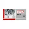 Novus Dahle 042-0039 confezione punti - 6 mm - 1000 punti in acciaio inox - capacità 30 fogli
