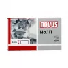 Novus No.111 punti - 4 mm - 2000 pezzi - 15 fogli - metallo - grigio