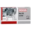 Novus Dahle No.10 SUPER punti - lunghezza gamba 5 mm - acciaio inox - 1000 punti - capacità 20 fogli