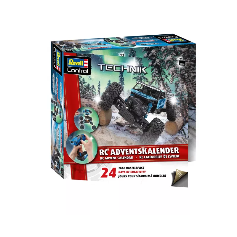 Revell calendario dell'Avvento RC Crawler 1:18 2,4 GHz 4WD da montare