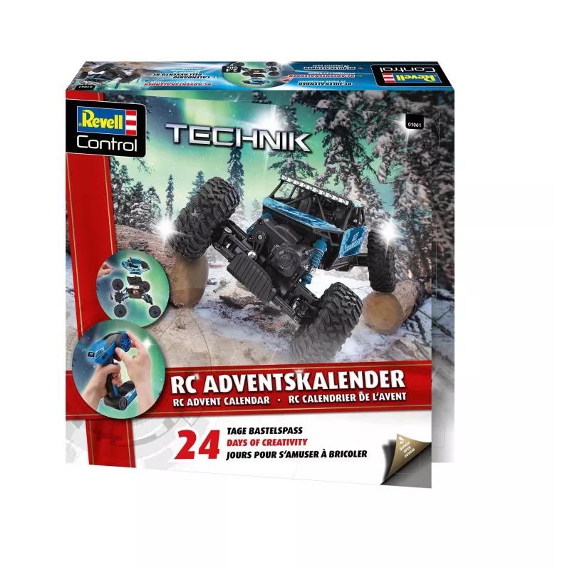 Revell calendario dell'Avvento RC Crawler 1:18 2,4 GHz 4WD da montare