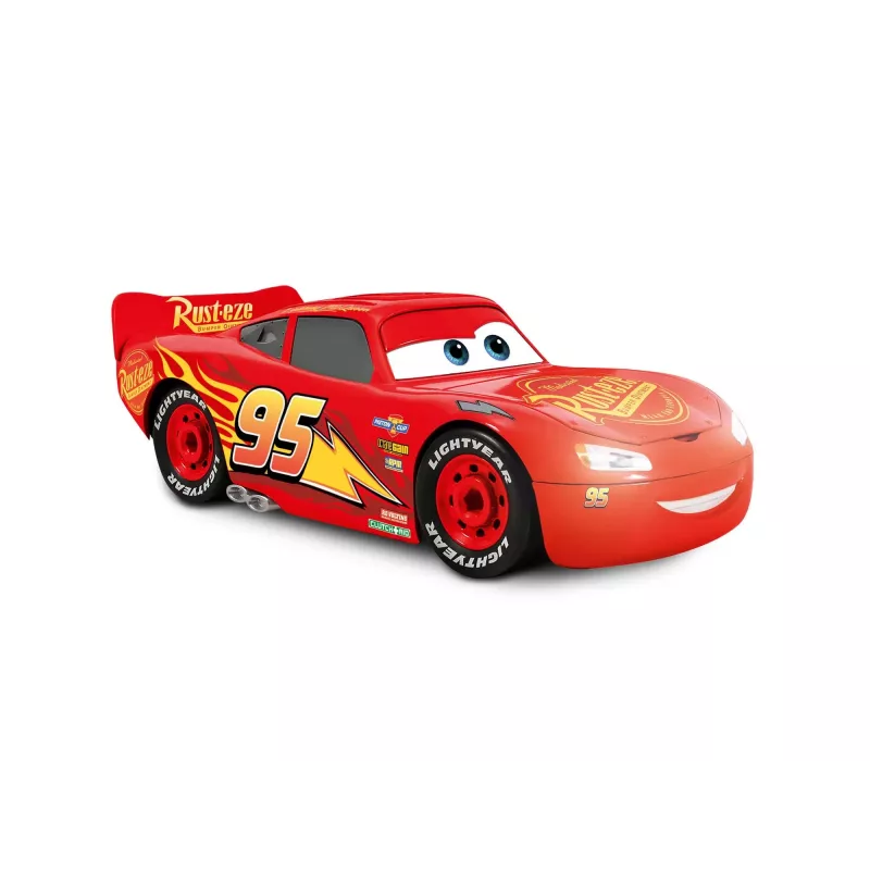 Revell Build & Play Disney Pixar Cars Lightning McQueen veicolo con luce e suono, scala 1:20, kit modello da assemblare
