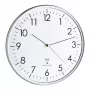 TFA 60.3514 Orologio da parete radiocontrollato analogico bianco/argento