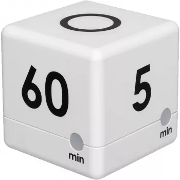 TFA 38.2032.02 Cube Timer digitale bianco/grigio