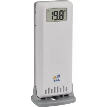 TFA 30.3901.02 ID-A5 Sensore di temperatura bianco wireless 868 MHz termosensore