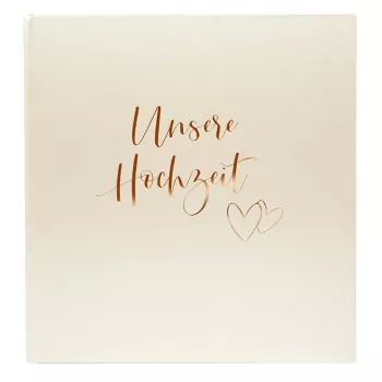 Goldbuch Herzklopfen album fotografico matrimonio 30x31 cm 60 pagine bianche modello 08174