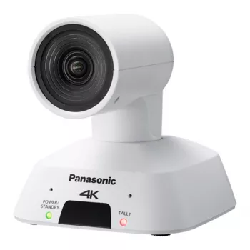 Panasonic AW-UE4WG telecamera PTZ 4K per conferenze bianca
