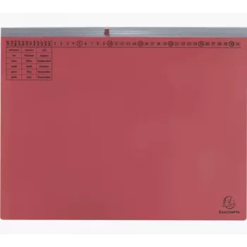 Exacompta 370103B Cartella A4 Rossa Cartone 320 g/m²