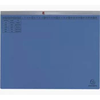 Exacompta 370107B Cartella con fermaglio Cartone Blu 320 g/m²