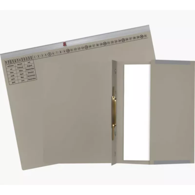 Exacompta 370110B Raccoglitore - Cartone - Grigio - 320 g/m² - 265 x 316 mm
