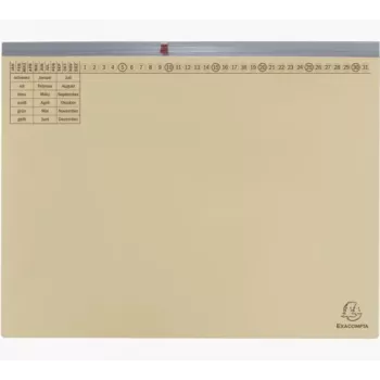 Exacompta 370122B Raccoglitore tradizionale - Cartone - 320 g/m² - 265 x 316 mm - Confezione da 1 pz. - Camoscio