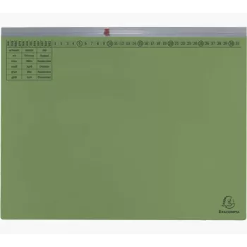 Exacompta 370125B Raccoglitore - Cartone - Verde - 320 g/m² - 265 mm - 316 mm