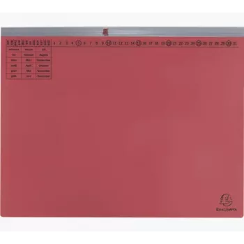 Exacompta 370203B Cartella tradizionale - Cartone - Rossa - 320 g/m² - 265 x 316 mm - A4