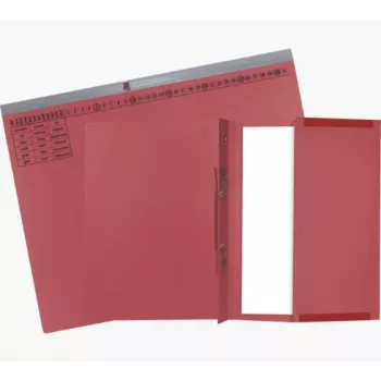 Exacompta 370203B Cartella tradizionale - Cartone - Rossa - 320 g/m² - 265 x 316 mm - A4