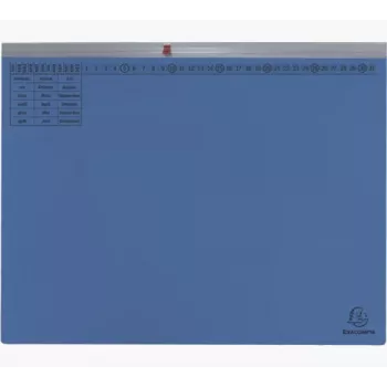 Exacompta 370207B Cartella tradizionale - Cartone - Blu - 320 g/m² - 265 x 316 mm - A4