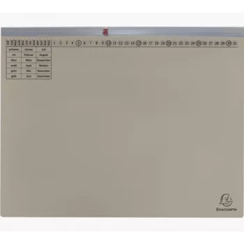 Exacompta 370210B Raccoglitore - Cartone - Grigio - 320 g/m² - 265 x 316 mm - A4