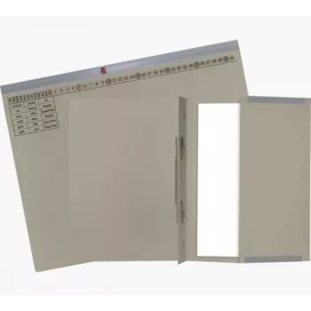 Exacompta 370210B Raccoglitore - Cartone - Grigio - 320 g/m² - 265 x 316 mm - A4