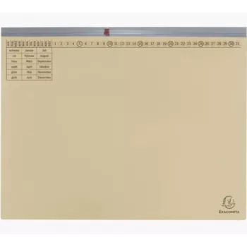 Exacompta 370222B Raccoglitore - Cartone - 320 g/m² - 265 x 316 mm - Blu - 1 pz.