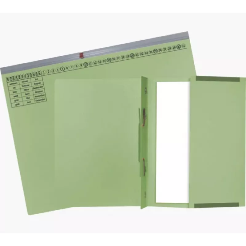 Exacompta 370225B Raccoglitore - Cartone - Verde - 320 g/m² - 265 x 316 mm - A4