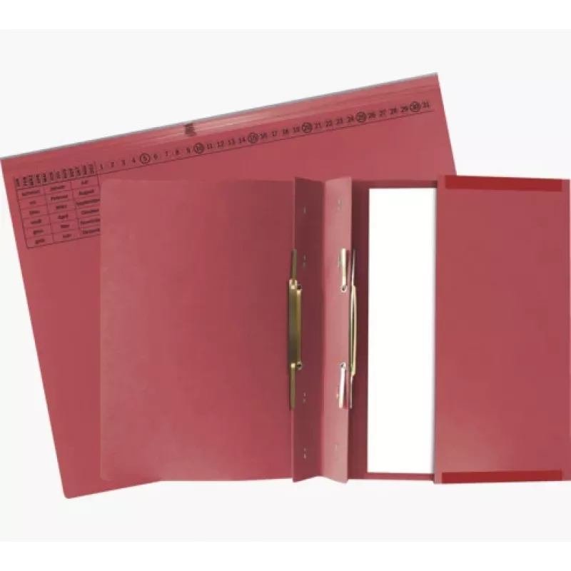 Exacompta 370303B Raccoglitore tradizionale - Cartone - Rosso - 320 g/m² - 265 mm - 316 mm
