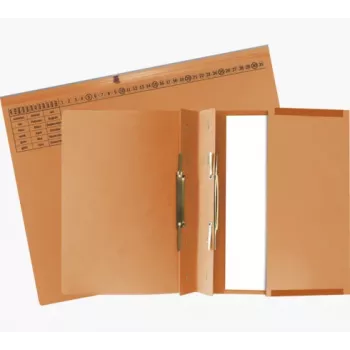 Exacompta 370309B Cartella con elastico - A4 - Cartone 320 g/m² - Arancione