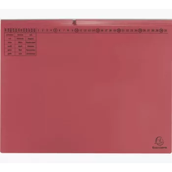 Exacompta 370403B Cartella tradizionale - Cartone - Rossa - 320 g/m² - 265 x 316 mm