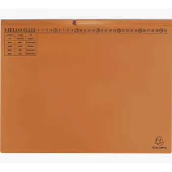 Exacompta 370409B Cartella tradizionale - Cartone - Arancione - 320 g/m² - 265 mm - 316 mm