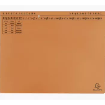 Exacompta 371109B Raccoglitore - Cartone - Arancione - 320 g/m² - 265 x 316 mm