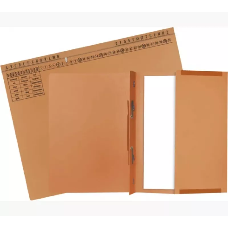Exacompta 371109B Raccoglitore - Cartone - Arancione - 320 g/m² - 265 x 316 mm