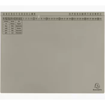 Exacompta 371110B Raccoglitore - Cartone - Grigio - 320 g/m² - 265 x 316 mm