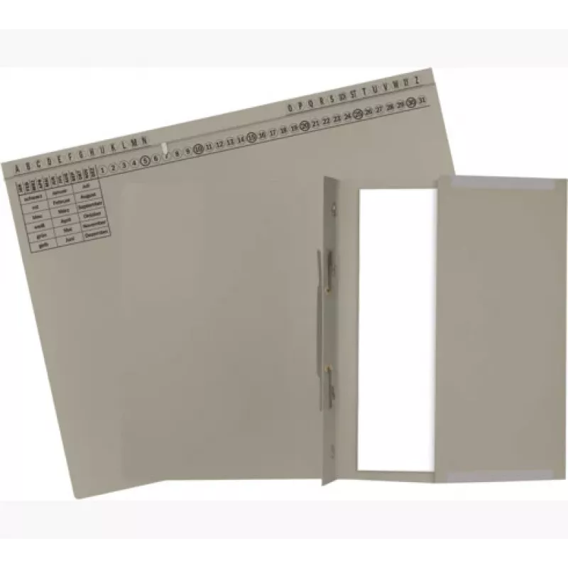 Exacompta 371110B Raccoglitore - Cartone - Grigio - 320 g/m² - 265 x 316 mm