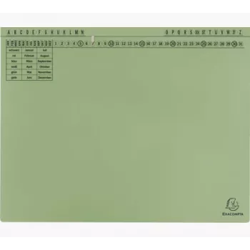 Exacompta 371125B Raccoglitore - Cartone - Verde - 320 g/m² - 265 mm - 316 mm
