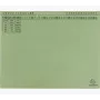 Exacompta 371125B Raccoglitore - Cartone - Verde - 320 g/m² - 265 mm - 316 mm