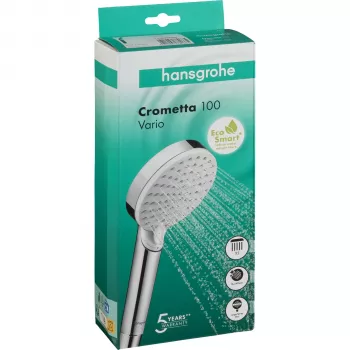 Hansgrohe Crometta Vario EcoSmart soffione doccia a mano Bianco/Cromo