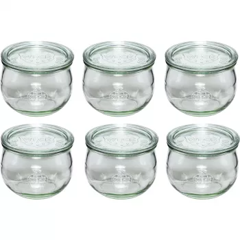 WECK Vaso Tulip 580ml set da 6