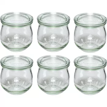 WECK Vaso Tulip 370ml set da 6
