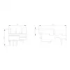 Siemens SIRIUS Modulo di collegamento 3RA1921-1 per 3RV1.2 e 3RT101